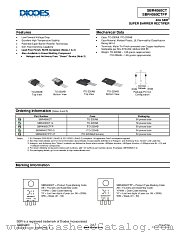 SBR4060CTFP-G datasheet pdf Diodes