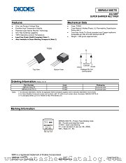 SBR40U100CTE-G datasheet pdf Diodes