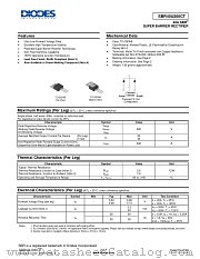 SBR40U200CT datasheet pdf Diodes