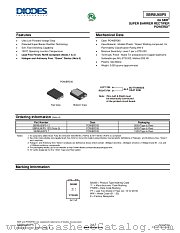 SBR8U60P5-7 datasheet pdf Diodes