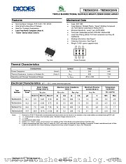 TBZ363C5V5-7-F datasheet pdf Diodes