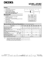 UF1003-T datasheet pdf Diodes