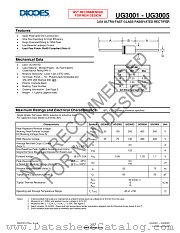 UG3003-T datasheet pdf Diodes