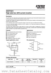 ZXCT1011E5TA datasheet pdf Diodes