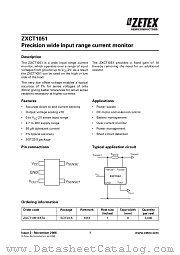 ZXCT1051 datasheet pdf Diodes