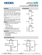 ZXCT1110W5-7 datasheet pdf Diodes