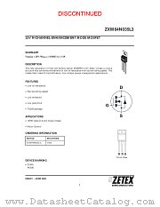 ZXM64N035L3 datasheet pdf Diodes