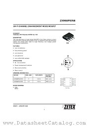 ZXM66P03N8TA datasheet pdf Diodes