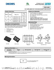 ZXMC3AMCTA datasheet pdf Diodes