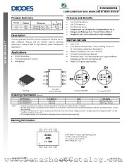 ZXMC4559DN8 datasheet pdf Diodes