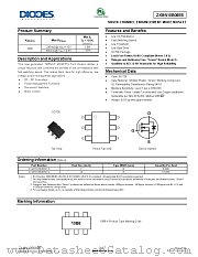 ZXMN10B08E6 datasheet pdf Diodes