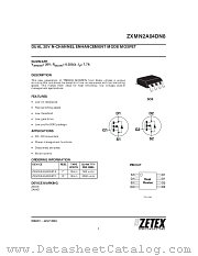 ZXMN2A04DN8 datasheet pdf Diodes