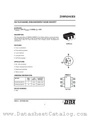 ZXMN3A03E6 datasheet pdf Diodes