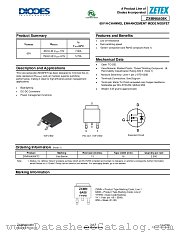 ZXMN6A08KTC datasheet pdf Diodes