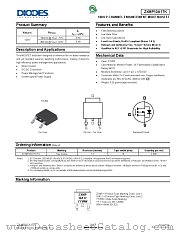 ZXMP10A17KTC datasheet pdf Diodes