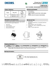 ZXMP10A18G datasheet pdf Diodes