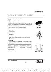ZXMP2120E5 datasheet pdf Diodes