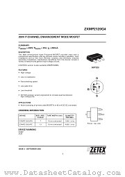 ZXMP2120G4TA datasheet pdf Diodes