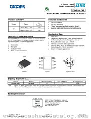 ZXMP6A17N8 datasheet pdf Diodes