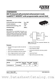 ZXMS6003GTA datasheet pdf Diodes