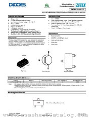 ZXTN07045EFF datasheet pdf Diodes