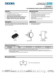 ZXTN2040F datasheet pdf Diodes