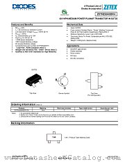 ZXTN25040DFHTA datasheet pdf Diodes