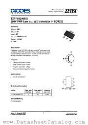 ZXTP03200BG datasheet pdf Diodes