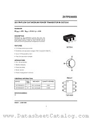 ZXTP2006E6TA datasheet pdf Diodes