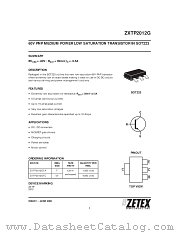 ZXTP2012GTA datasheet pdf Diodes