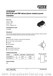 ZXTP2039F datasheet pdf Diodes