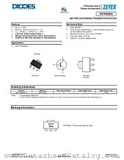 ZXTP4003G datasheet pdf Diodes