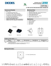 ZXTP717MA datasheet pdf Diodes
