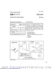 60LQ100SCS datasheet pdf International Rectifier