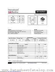 IRF7493TRPBF-1 datasheet pdf International Rectifier