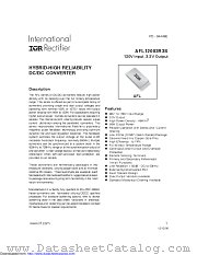 5962-02548 datasheet pdf International Rectifier
