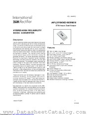 5962-95501 datasheet pdf International Rectifier