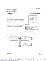 AFV461F datasheet pdf International Rectifier