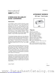 5962-92159 datasheet pdf International Rectifier