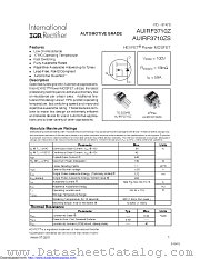 AUIRF3710ZS datasheet pdf International Rectifier