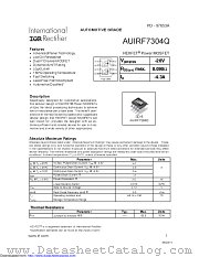 AUIRF7304Q datasheet pdf International Rectifier