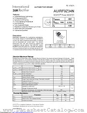 AUIRF9Z34N datasheet pdf International Rectifier