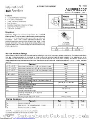 AUIRFB3207 datasheet pdf International Rectifier