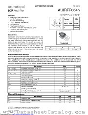 AUIRFP064N datasheet pdf International Rectifier