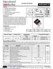 AUIRFS8407-7TRL datasheet pdf International Rectifier