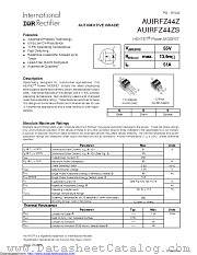 AUIRFZ44Z datasheet pdf International Rectifier