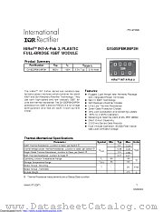 G150SPBK06P3 datasheet pdf International Rectifier