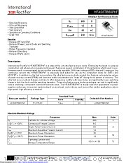 HFA08TB60PBF datasheet pdf International Rectifier