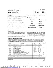 IR2110E4SCS datasheet pdf International Rectifier