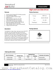 IR25604 datasheet pdf International Rectifier